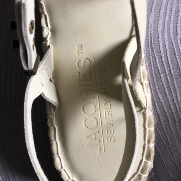 JACOBIES sandals. Bone white. Brand new. Size 8.5 US. - Picture 5 of 7